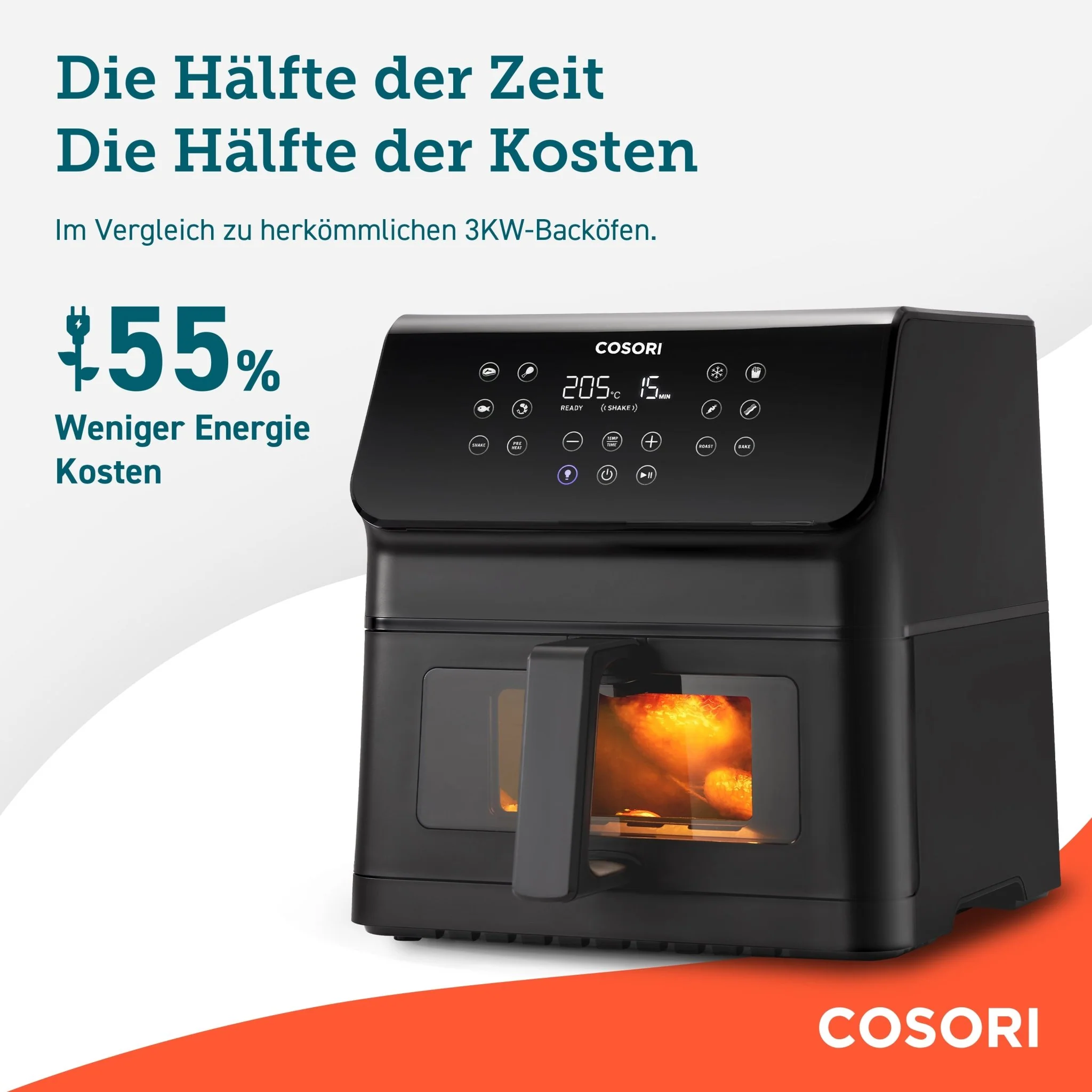 COSORI Clear Blaze 6,2 Liter Heißluftfritteuse - Image 8