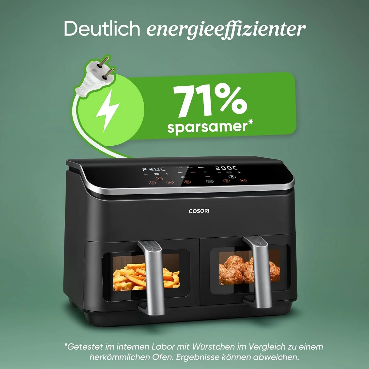 COSORI Dual Basket 8,5-Liter Heißluftfritteuse - Image 6