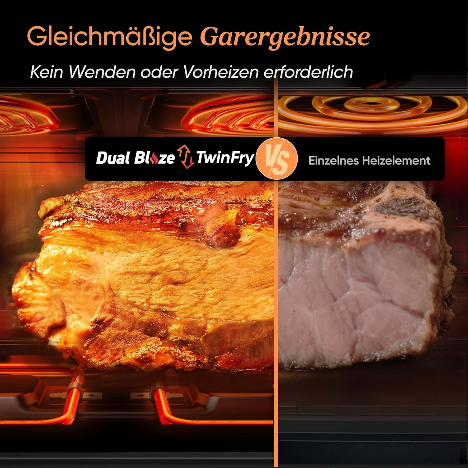 COSORI Dual Blaze Twinfry™ 10-Litre Heißluftfritteuse - Image 2