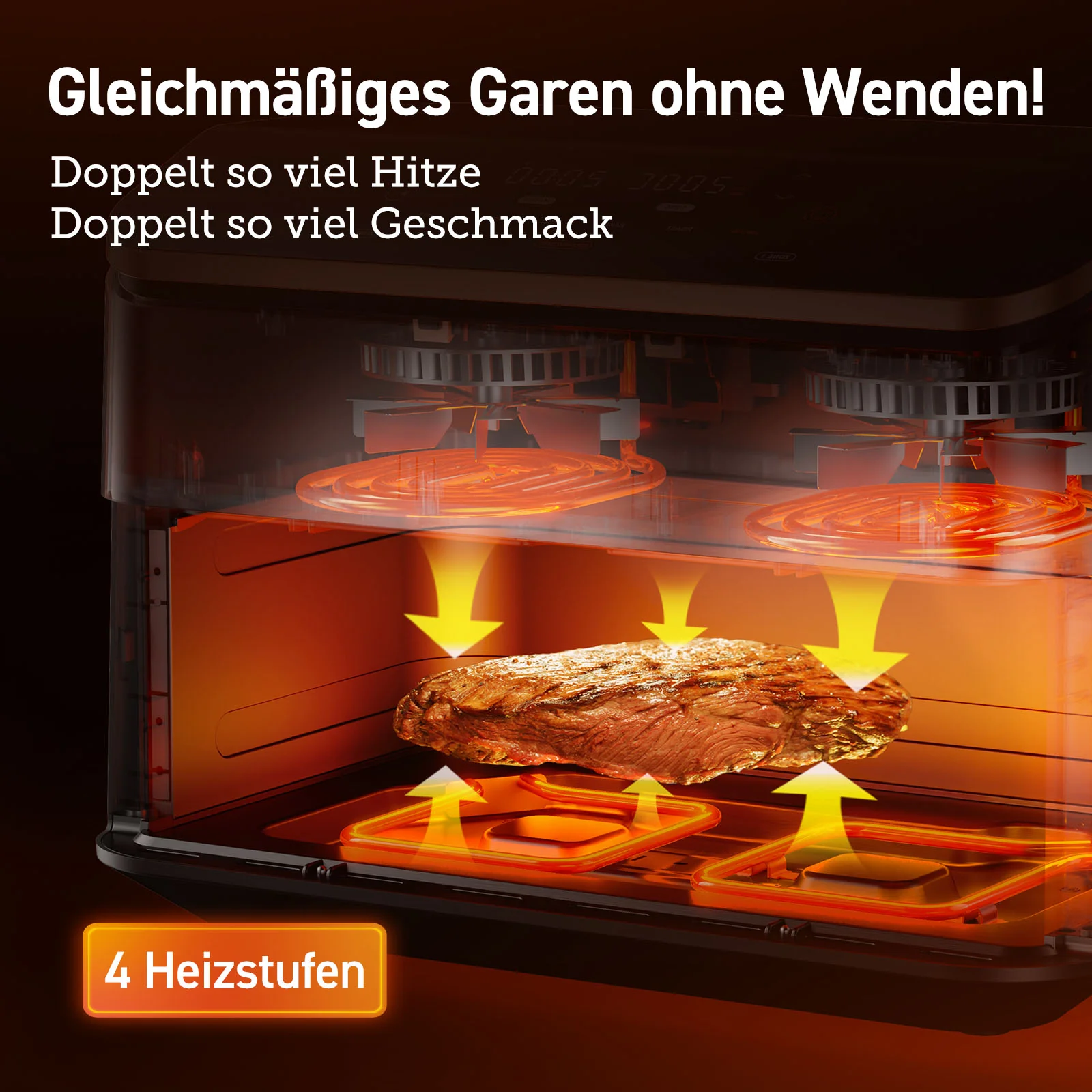 COSORI Dual Blaze Twinfry™ 10-Litre Heißluftfritteuse-Gold - Image 5