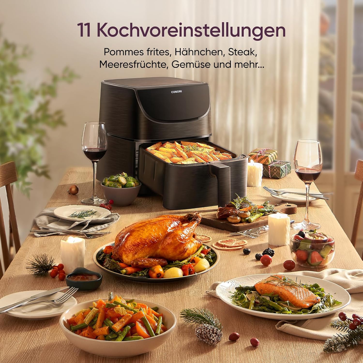 COSORI 5,5-Liter Heißluftfritteuse - Image 5