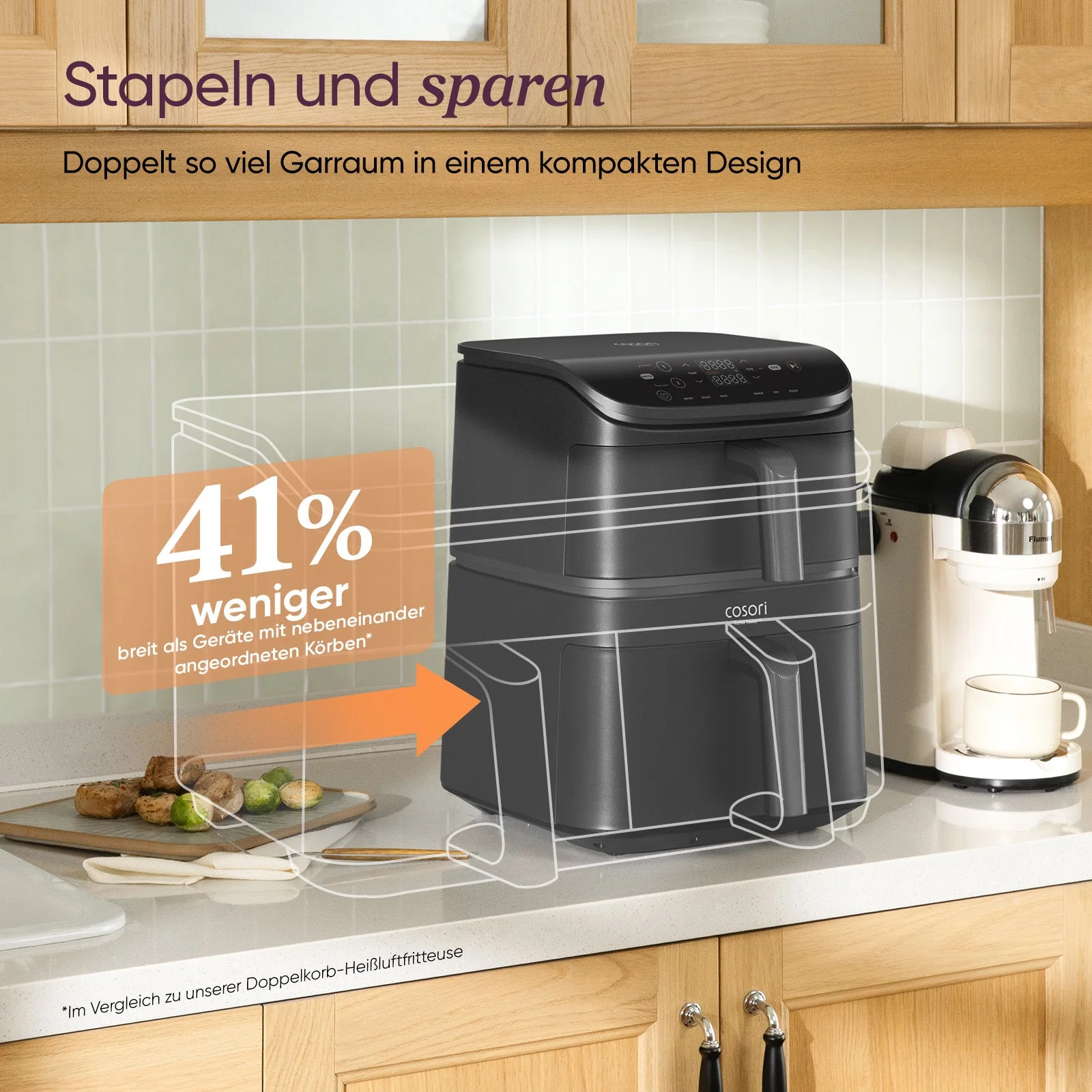 COSORI Turbo Tower™ 10,8-Liter Heißluftfritteuse Standard - Image 11