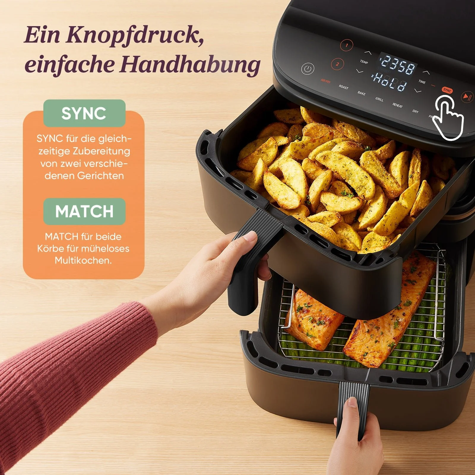 COSORI Turbo Tower™ 10,8-Liter Heißluftfritteuse Standard - Image 6