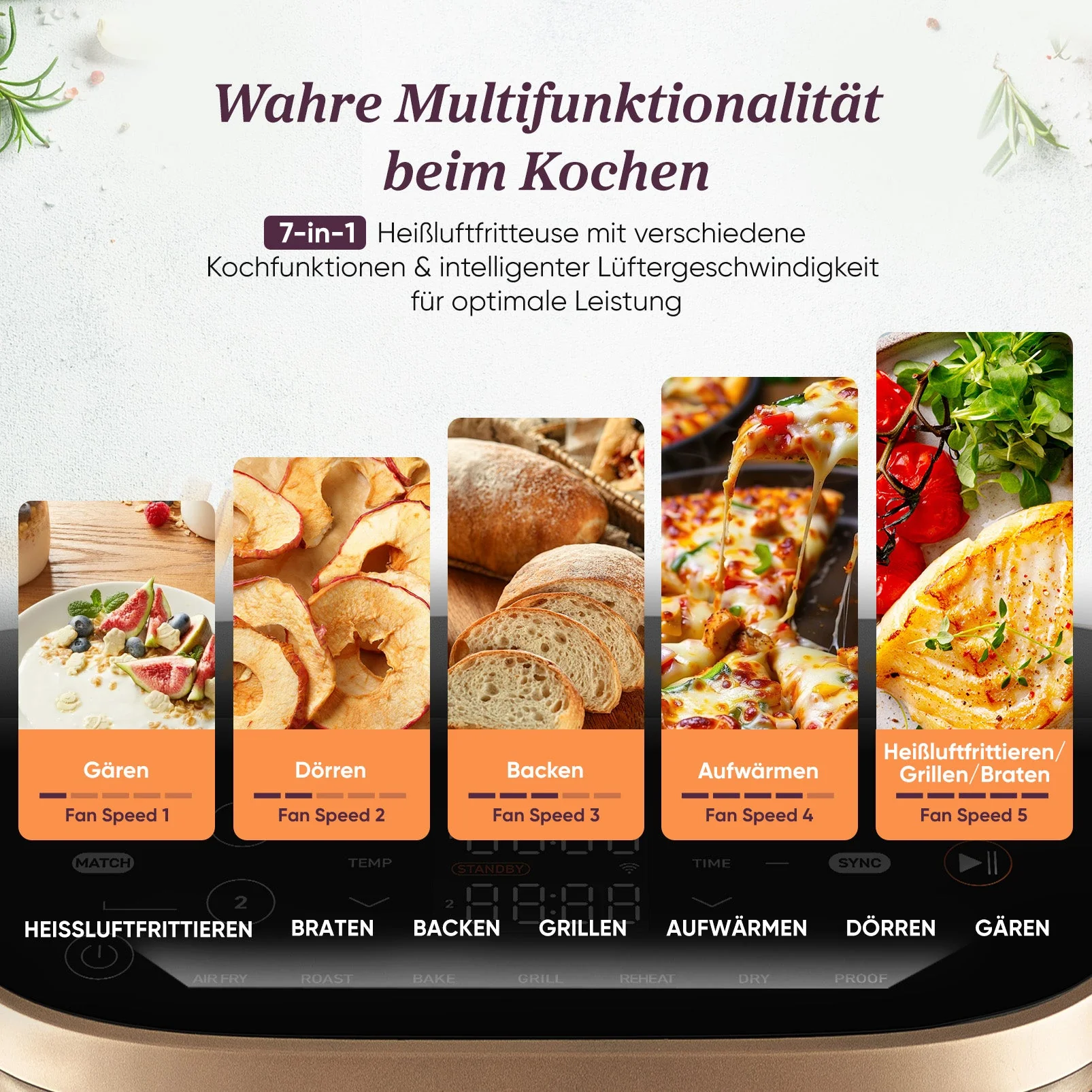 COSORI Turbo Tower™ 10,8-Liter Heißluftfritteuse Pro Smart - Image 14