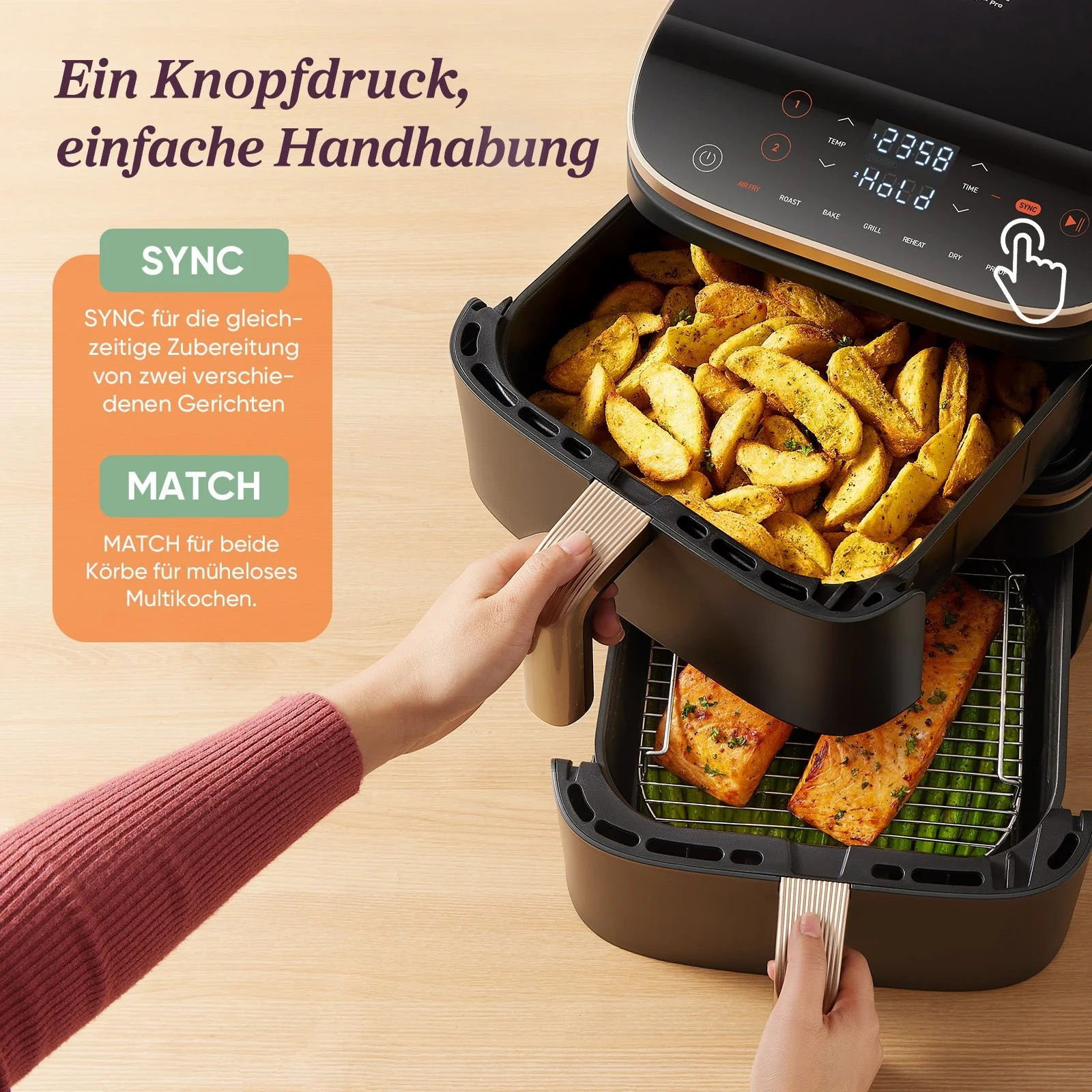 COSORI Turbo Tower™ 10,8-Liter Heißluftfritteuse Pro Smart - Image 16